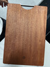 京東京造 菜板 砧案板切菜家用雙面實(shí)木抗菌 【烏檀整木】40*27*2.5cm 曬單實(shí)拍圖