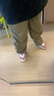 京東京造休閑褲工裝褲女寬松闊腿褲戶(hù)外徒步登山長(cháng)褲降落傘褲 卡其綠 XL 曬單實(shí)拍圖