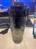 米家Tritan水杯 600ml大容量 小米（MI）健身彈蓋杯搖搖杯 深灰色 曬單實拍圖