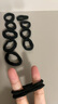 SAHANE 佐羽【10條裝】高彈力發(fā)繩皮筋女扎頭發(fā)圈粗扎馬尾無接縫頭繩耐用 網(wǎng)格黑色【10條裝】 曬單實(shí)拍圖