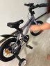 鳳凰（Phoenix）兒童自行車青少年3-4-6-8-10-12-15歲中大童學(xué)生山地車腳踏車單車 烏梅子輻條輪98裝-輔助輪+單支撐 14寸(適合95-110cm) 曬單實拍圖