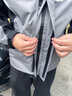 箱居騎行雨衣專用全身防暴雨套裝電動車外賣騎手摩托騎行分體加厚雨服 黑白色款雨衣套裝 XXL 1件 曬單實拍圖