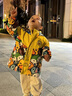 G.DUCKKIDS小黃鴨兒童沖鋒衣三合一秋冬外套男童女童加厚棉服寶寶夾棉風(fēng)衣 黃色兩件套【薄款】 90cm 曬單實(shí)拍圖