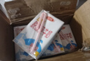 三元小方白脫脂純牛奶整箱200ml*24盒 0脂肪 健身伴侶 曬單實(shí)拍圖