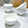 NINE CRANES景德鎮(zhèn)餐具碗組合家用米飯碗輕奢高溫陶瓷高級(jí)感4.5英寸飯碗10個(gè) 曬單實(shí)拍圖