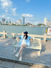 卡駱馳（crocs）經(jīng)典云朵Clog女沙灘洞洞鞋涼拖鞋206750 206750-100  37  曬單實(shí)拍圖