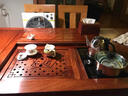 吉強(qiáng) 紅木家具非洲花梨（學(xué)名：刺猬紫檀）實(shí)木茶桌椅組合客廳家具泡茶臺(tái)功夫茶幾新中式茶藝桌 1.75米單個(gè)茶桌 曬單實(shí)拍圖