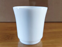 元青佳盛主人杯中國白陶瓷茶杯功夫茶具羊脂玉簡約品茗杯 6杯裝 曬單實(shí)拍圖