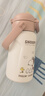 史努比（SNOOPY）雙飲兒童保溫杯吸管直飲兩用水杯316不銹鋼寶寶學生上學杯子 咖 曬單實拍圖