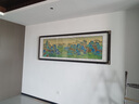 禮御友嘉（FORYOOGA）千里江山圖銅雕畫(huà)新款客廳沙發(fā)背景墻新中式手工雕刻琺瑯彩裝飾畫(huà) 千里江山 240*85cm 進(jìn)口胡桃木+黃銅板+高透玻璃 曬單實(shí)拍圖