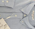U.S. POLO ASSN.襯衫男春秋長(cháng)袖白色休閑工裝外套高端免燙抗皺寬松藍色男士襯衣 曬單實(shí)拍圖