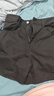 森馬（Semir）休閑褲女簡(jiǎn)約小心機直筒褲ins潮夏季小個(gè)子時(shí)尚翻邊短褲百搭 黑色90001 M 曬單實(shí)拍圖