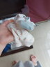 貓人6雙女士襪子女短襪淺口夏季薄款網(wǎng)眼透氣船襪淺藍(lán)色少女學(xué)生棉襪 曬單實(shí)拍圖