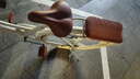 飛鴿（FLYING PIGEON）自行車成人通勤車自行車學(xué)生單車成人自行車通勤自行車女士自行車 頂配奶油米|單速|(zhì)一體輪+禮包 26寸適合160-185cm 曬單實(shí)拍圖