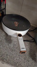 小米生態(tài)鏈品牌DUOTA電炒鍋炒煎燉煮一體多功能不粘鍋電煮鍋家用電鍋蒸煮炒煎電熱火鍋 智能30CM+蒸籠【黑陶晶內(nèi)膽】 曬單實(shí)拍圖