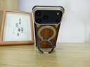 派凡 適用蘋(píng)果iPhone17Promax手機殼17air實(shí)木拼金屬無(wú)邊框超薄防摔旋轉磁吸支架輕奢高端級保護套后蓋 鈦銀色【實(shí)木背板+金屬骨架/磁吸旋轉支架】 蘋(píng)果17promax 曬單實(shí)拍圖