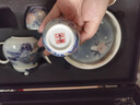 貝柚國禮牡丹花鎏銀功夫茶具套裝掐絲銀青花陶瓷一壺兩杯茶具禮品 國禮牡丹茶壺套組 曬單實拍圖
