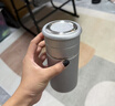 虎牌（TIGER）香港直郵高端保溫杯陶瓷內(nèi)膽便攜迷你小巧茶水分離辦公室泡茶杯子 冰裂黑【陶瓷內(nèi)膽】300ml 曬單實(shí)拍圖