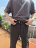 皮爾卡丹皮帶男頭層牛皮自動扣腰帶輕奢商務(wù)休閑褲帶七夕送老公男友禮物 PD001槍色【實木禮盒+花】頭層牛皮 115cm 其他尺寸請備注或聯(lián)系客服 曬單實拍圖