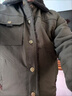 JEEP SPIRIT棉襖棉服男冬季加絨加厚短款羊羔絨外套大碼中年工裝棉衣 軍綠 2XL 140-155斤 曬單實(shí)拍圖