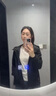 春秋外套女短款休閑棒球服寬松大碼連帽上衣薄款沖鋒小香風(fēng)短風(fēng)衣 黑色 L 101-120斤 曬單實拍圖
