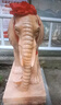 君閔石雕大象一對漢白玉晚霞紅青石頭石象別墅招財家用看門(mén)口大象擺件 晚霞紅高度1.2米一對包郵 曬單實(shí)拍圖