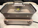 美的（Midea）鈦陶0氟多功能鍋電火鍋不銹鋼蒸鍋鴛鴦火鍋專(zhuān)用鍋超薄速沸多功能一體電鍋煎烤料理鍋DLS332266S 曬單實(shí)拍圖