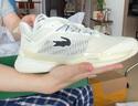 LACOSTE【王一博同款】法國鱷魚25秋新款AG-LT23專業(yè)網(wǎng)球鞋|50SFA0006 18C/月光米 36 3.5 曬單實拍圖