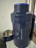 摩飛電器（Morphyrichards）電熱水壺便攜式燒水壺旅行熱水壺?zé)婵毡貕夭讳P鋼保溫瓶大容量戶外 MR6061 1L 輕奢藍 曬單實拍圖