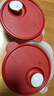 特百惠（Tupperware）開學(xué)季學(xué)生上班族便當(dāng)飯盒可微波微波水晶碗800ml*2+勺子*2 曬單實(shí)拍圖