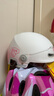 鳳凰（Phoenix）兒童電動(dòng)車(chē)頭盔男女孩學(xué)生寶寶3-8-15歲安全帽電瓶車(chē)四季通用夏季防曬新國標3C認證半盔 漸變粉【透明短鏡】A類(lèi)3C 兒童盔【3-16歲】 曬單實(shí)拍圖