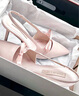 CHARLES&KEITH緞面蝴蝶結(jié)尖頭高跟涼鞋女生日禮物CK1-60361556 Light Pink淺粉色 36 曬單實(shí)拍圖