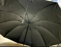 天堂 雙人晴雨傘三折 晴雨傘三折10骨超大加固黑膠防曬傘 暗玫紅 曬單實拍圖