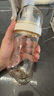 bebebus鉆光奶瓶3-10個月以上300ml偏心仿母乳ppsu防脹氣防嗆奶瓶 曬單實(shí)拍圖
