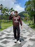 Teenie Weenie Men小熊男裝休閑寬松380g毛圈圓領(lǐng)套頭字母印花衛(wèi)衣 棕色 M 曬單實(shí)拍圖