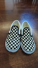 VANS范斯童鞋官方 Slip-On黑白棋盤(pán)格舒適一腳蹬小童帆布鞋 黑白棋盤(pán)格 26.5碼 實(shí)測內長(cháng)17cm 曬單實(shí)拍圖