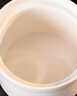 京東京造 燉盅 陶瓷湯碗蒸蛋燕窩輔食碗家用帶蓋贈勺子純白260ml 曬單實(shí)拍圖