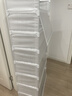 皇冠達鞋架小型入戶(hù)門(mén)口多層家用鞋子收納架學(xué)生宿舍帶門(mén)防塵簡(jiǎn)易鞋柜 【五層4格】星空白（放12雙鞋） 曬單實(shí)拍圖