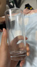 DKO玻璃杯牛奶杯早餐杯子家用耐熱茶杯喝牛奶專(zhuān)用杯果汁杯飲料杯水杯 高款直身水杯300ml2只 曬單實(shí)拍圖