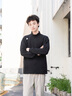 DESCENTE迪桑特TRAINING系列綜訓訓練運動(dòng)健身男士針織運動(dòng)上衣 BK-Tap Shoe XL (180/100A) 曬單實(shí)拍圖