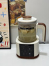格麗思（GREENIS）煮茶壺養生壺 純鈦噴淋式加熱煮茶器一體式燒水壺蒸茶壺 辦公室蒸茶器茶水分離 電茶壺圍爐煮茶 椰奶白禮盒裝（純鈦壺底-單直筒茶漏） 曬單實(shí)拍圖