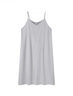 無印良品（MUJI） IDEE 女式 平紋 吊帶連衣裙 女裝裙子 25年夏季 連身裙 GA43CC5S 煙熏綠色 L （165/88A） 曬單實拍圖