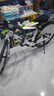 Jeep吉普公路自行車碟剎變速自行車男女公路車競(jìng)技代步鋁跑車-RS730 彎把 白色 700c（適合身高165-185cm） 27速 曬單實(shí)拍圖