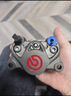 摩托車后剎車意大利布雷博BREMBO 小螃蟹大螃蟹卡鉗小牛九號 布雷博灰紅色大螃蟹卡鉗 曬單實拍圖