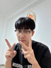 躍光純鈦斯文眉線半框眼鏡近視男可配度數(shù)高級(jí)感防藍(lán)光輻射散光變色女 透灰色【輕奢鈦架】 配1.56鉆晶防藍(lán)光（0-400度） 曬單實(shí)拍圖