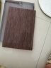新中式家用藤編圓形茶盤(pán)復(fù)古茶托盤(pán)干泡茶具小型茶海托盤(pán) 棕栗色直角41*29*2.5+仿席墊 曬單實(shí)拍圖