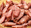 秋林里道斯哈爾濱紅腸兒童腸400g/袋 減少20%食鹽 生鮮速食 瘦肉型紅腸 曬單實(shí)拍圖