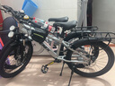 鳳凰（Phoenix）兒童自行車6-12歲中大童男孩山地車青少年變速學生車單車小學生車 A6- 亮銀色- 單速輻條輪-帶后座架 22寸(適合身高140-160cm) 曬單實拍圖