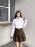 POLOWALK純棉白色襯衫女2025秋季新款保羅女士通勤純色長(zhǎng)袖襯衣經(jīng)典馬標(biāo) 白色 L (165) 曬單實(shí)拍圖