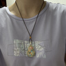 足銀9999描金琺瑯彩魚戲蓮葫蘆吊墜新中式輕奢國風(fēng)純銀送禮物 魚戲蓮葫蘆吊墜+掛繩 曬單實拍圖